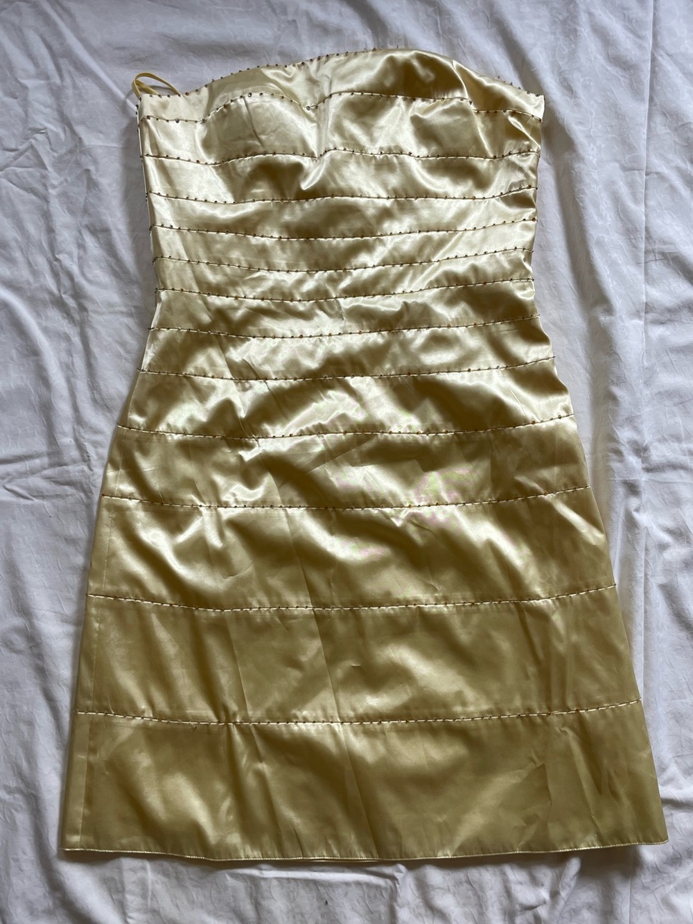 NWT Y2K Deadstock strapless dress 12